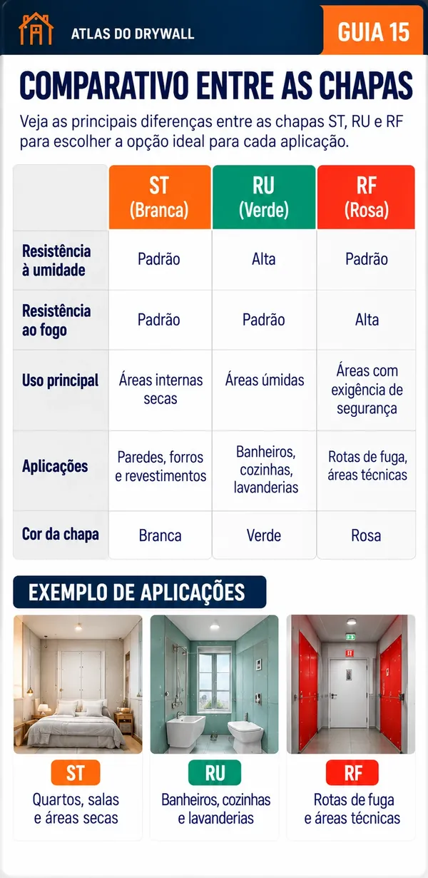 Guia 15 — Comparativo entre as Chapas