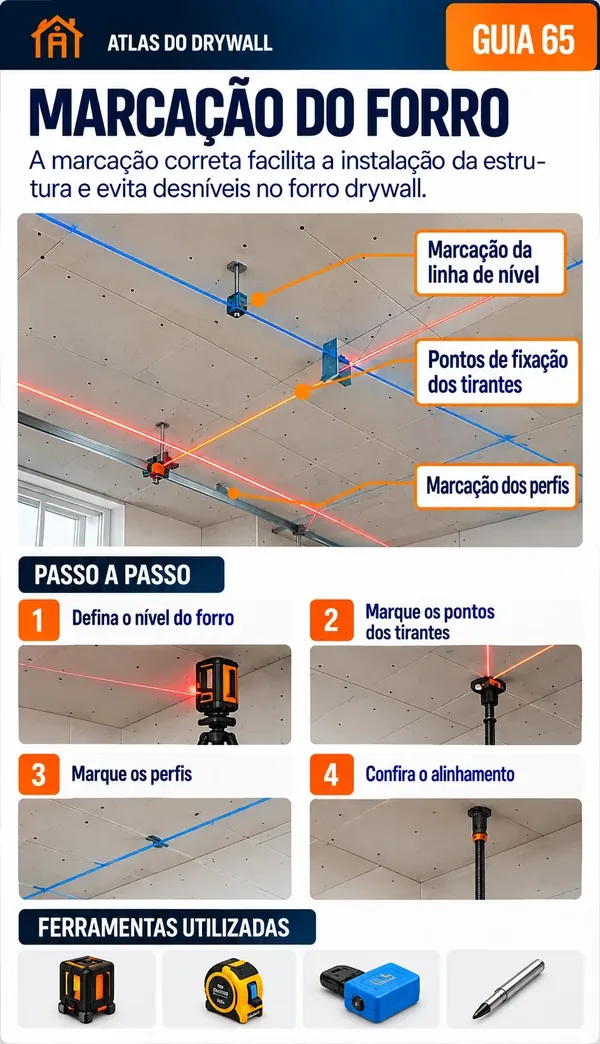 Guia 65 — Marcação do Forro