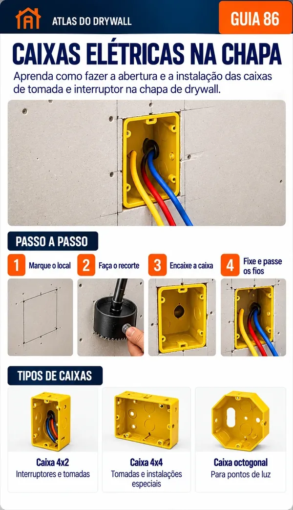 Guia 86 — Caixas Elétricas na Chapa